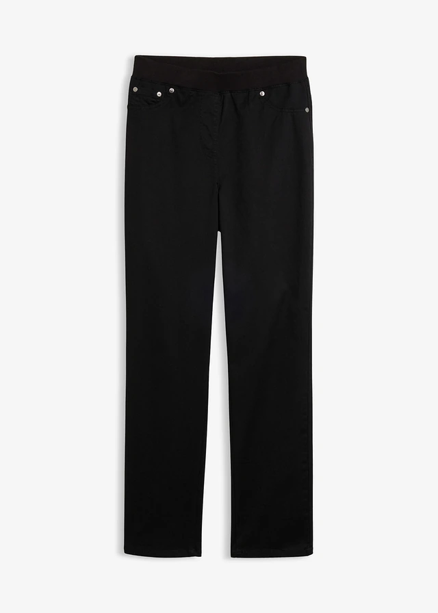 Twill broek van elastisch katoen