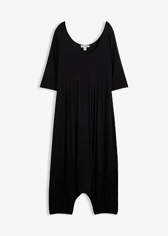 Jersey jumpsuit van een soepele viscosemix