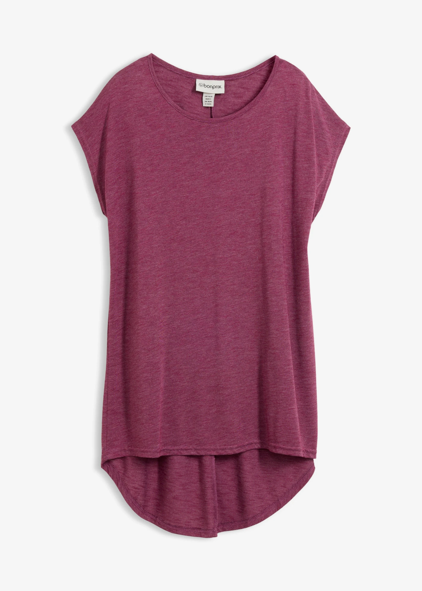 Dlouhé triko ze směsi s viskózou • bobulová vícebarevná • bonprix obchod