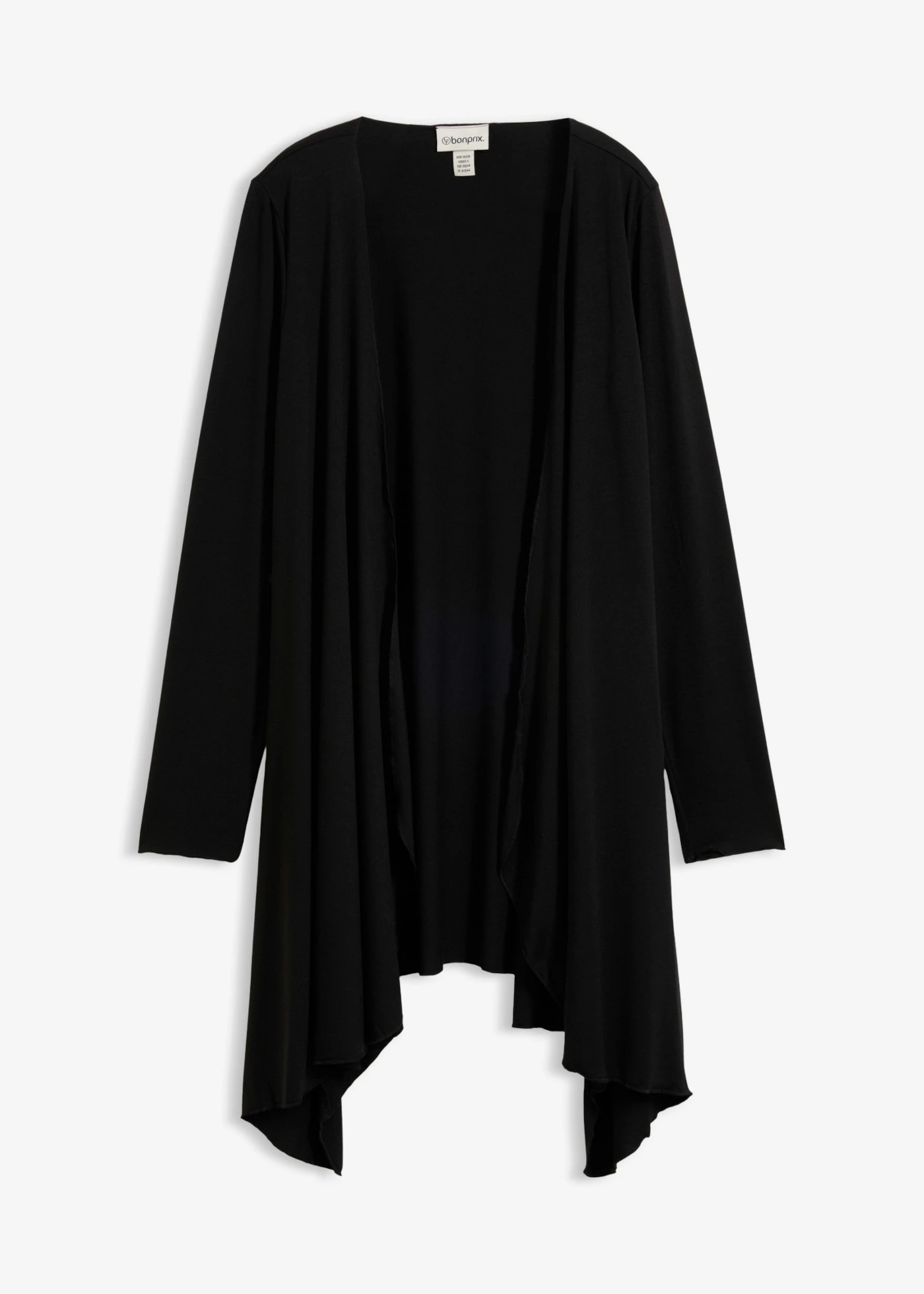 Jachetă tricot din material moale cu viscoză • negru • magazin bonprix