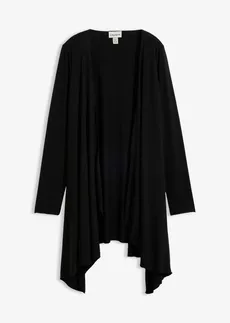 Jachetă tricot din material moale cu viscoză • negru • magazin bonprix