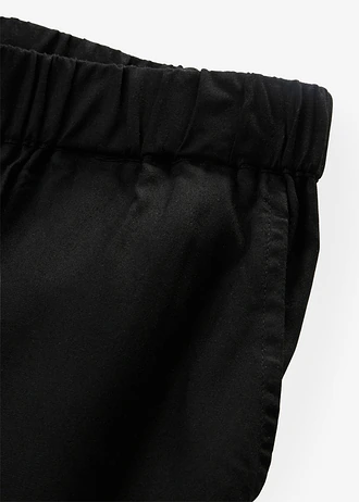 Pantalon léger en viscose à taille élastiquée • noir • Boutique bonprix