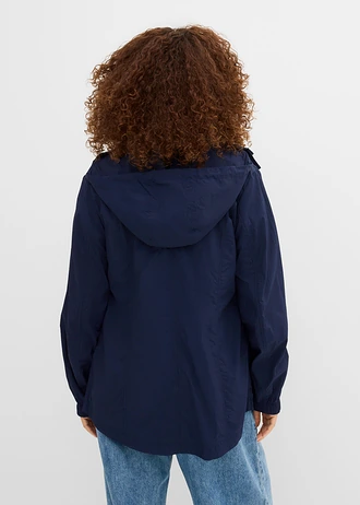 Geacă foarte subțire, cu glugă pentru anotimpuri de tranziție • bleumarin • magazin bonprix