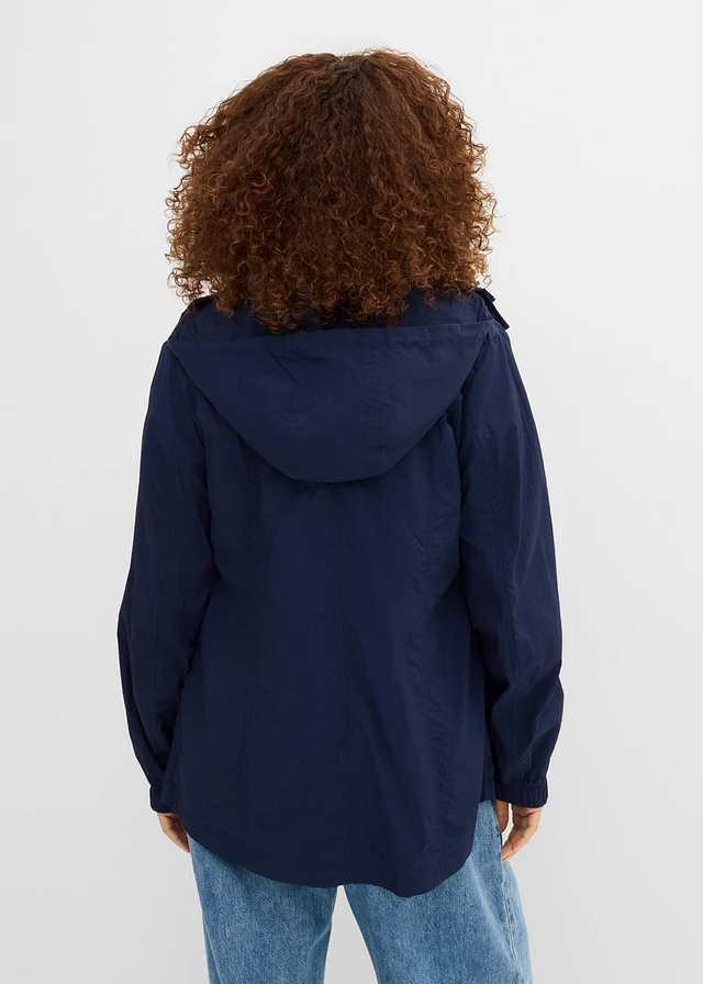 Parka très légère pour la mi-saison, Couleur: bleu foncé