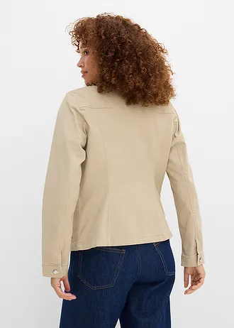 Twill jas, Kleur: sand