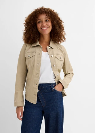 Twill jas, Kleur: sand