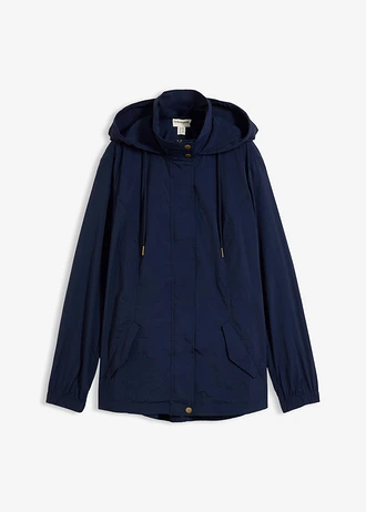 Geacă foarte subțire, cu glugă pentru anotimpuri de tranziție • bleumarin • magazin bonprix