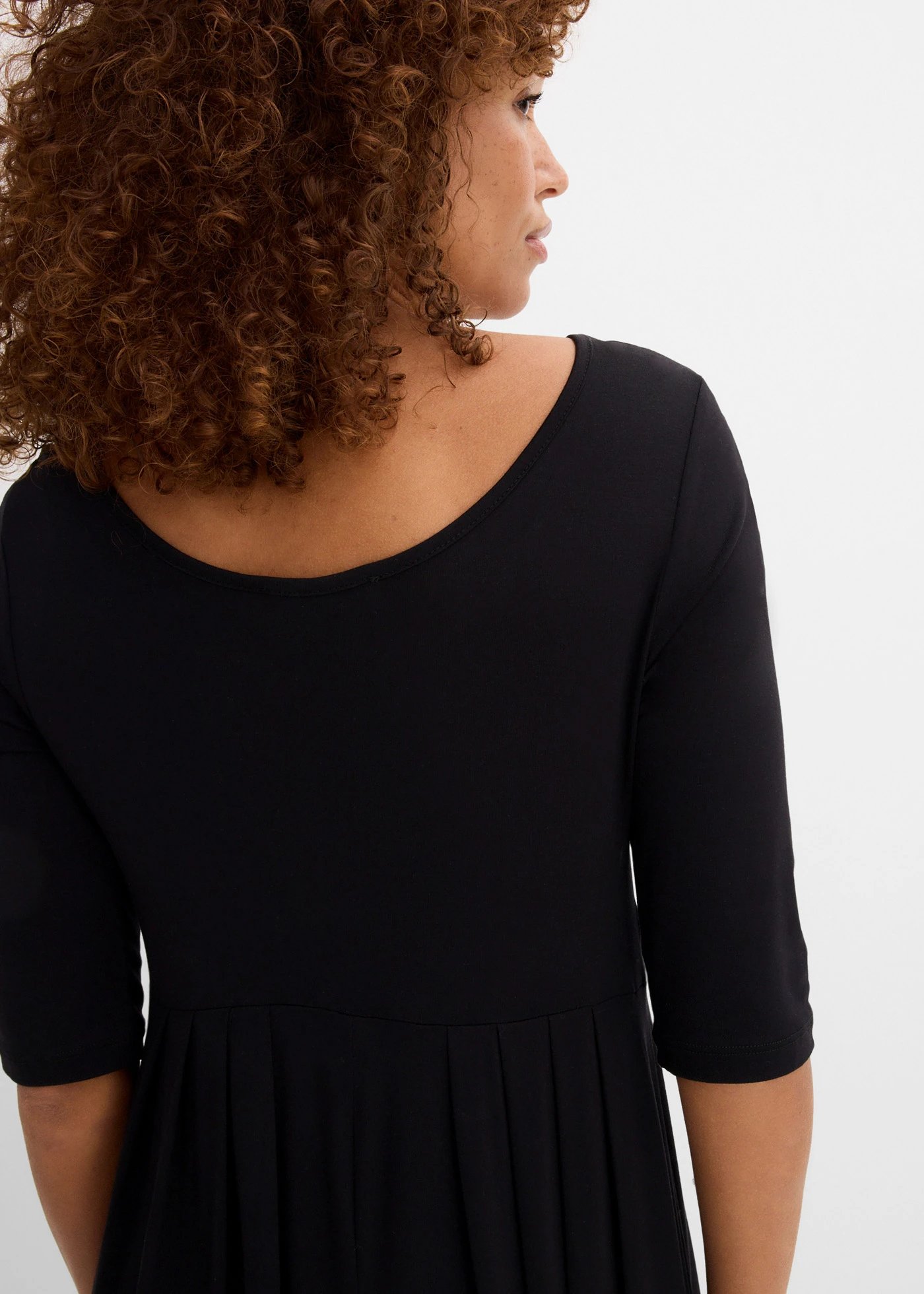 Combinaison fluide en jersey viscose • noir • Boutique bonprix