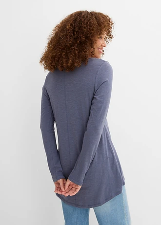 Bluză cu mâneci lungi din jerse • indigo • magazin bonprix