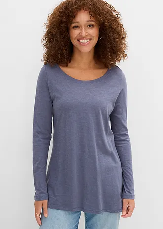 Longsleeve van puur katoen • indigo • bonprix online shop