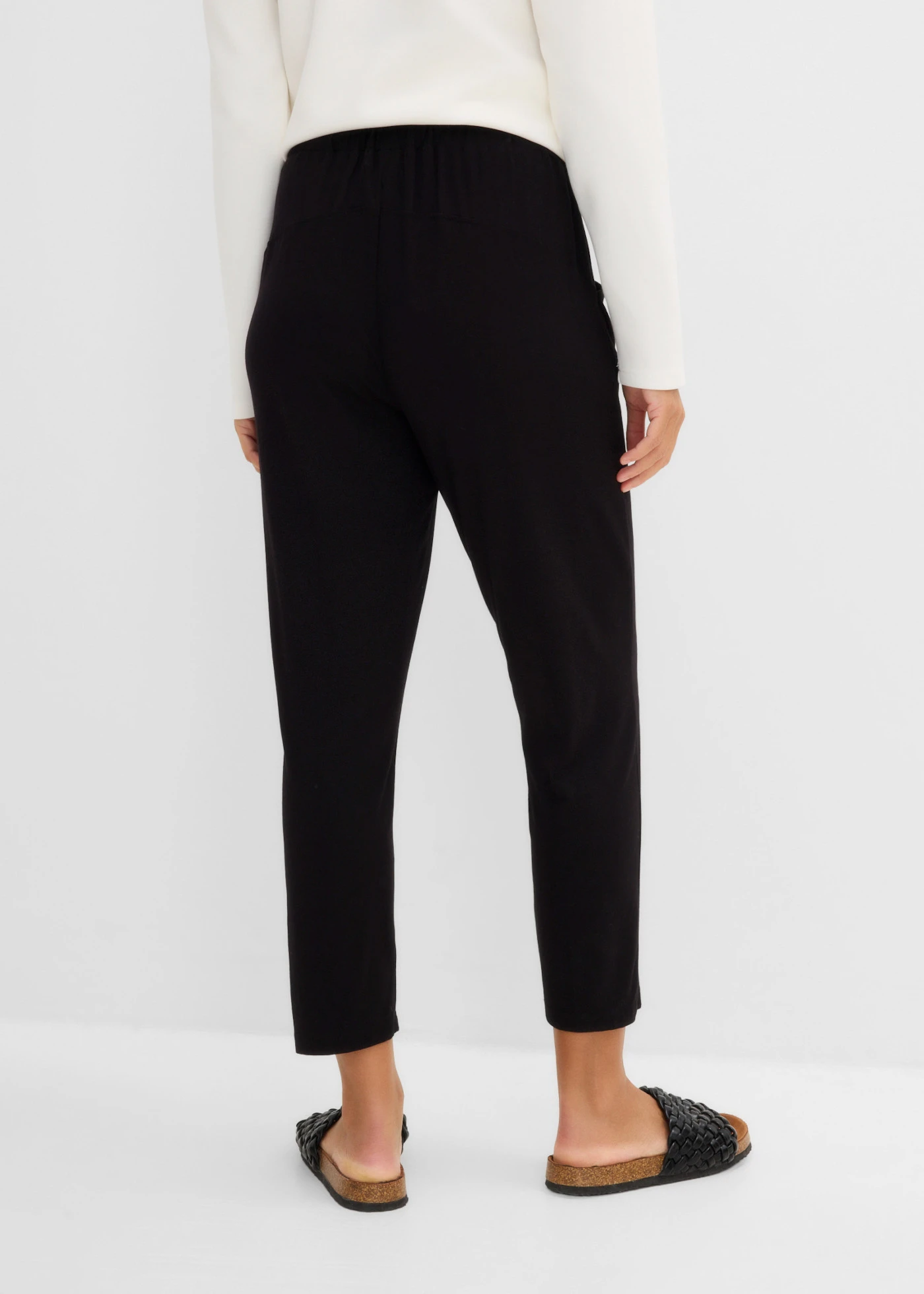 7/8 sportbroek in een viscosemix • zwart • bonprix online shop