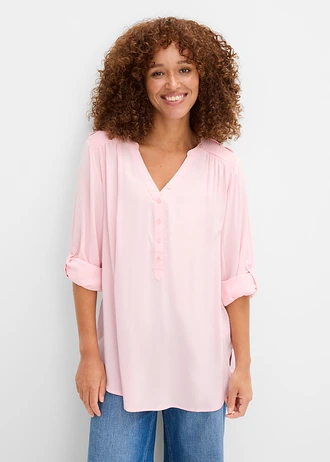 Tuniek van zachte viscose • roze poudre • bonprix online shop