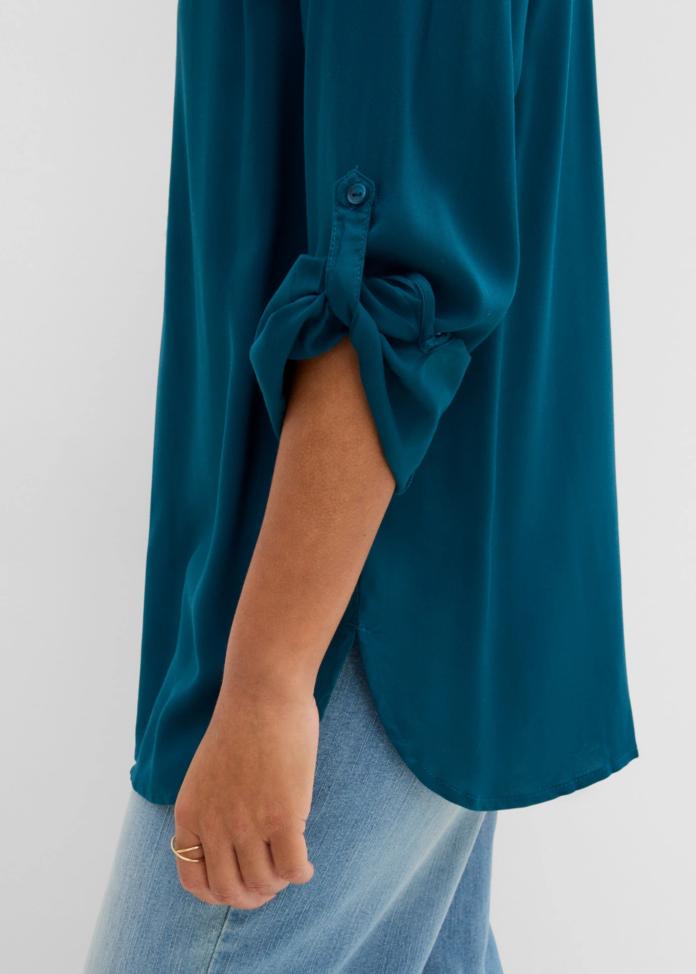 Blouse douce en viscose • pétrole • Boutique bonprix