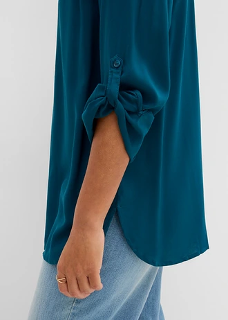 Tuniek van zachte viscose • blauwpetrol • bonprix online shop