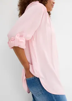 Blouse douce en viscose • rose poudré • Boutique bonprix