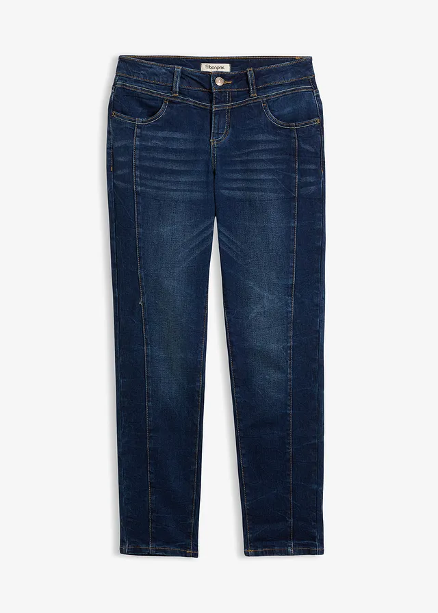Jean droit taille mi-haute