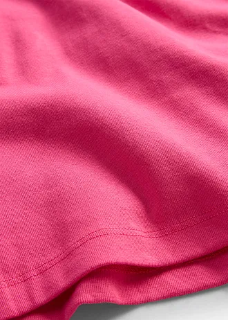 Longsleeve van biologisch katoen • donkerpink • bonprix online shop