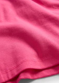 Triko s dlouhým rukávem, z čisté organické bavlny • tmavě pink • bonprix obchod