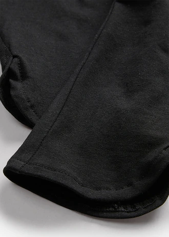 Bokáig érő legging • fekete • bonprix áruház