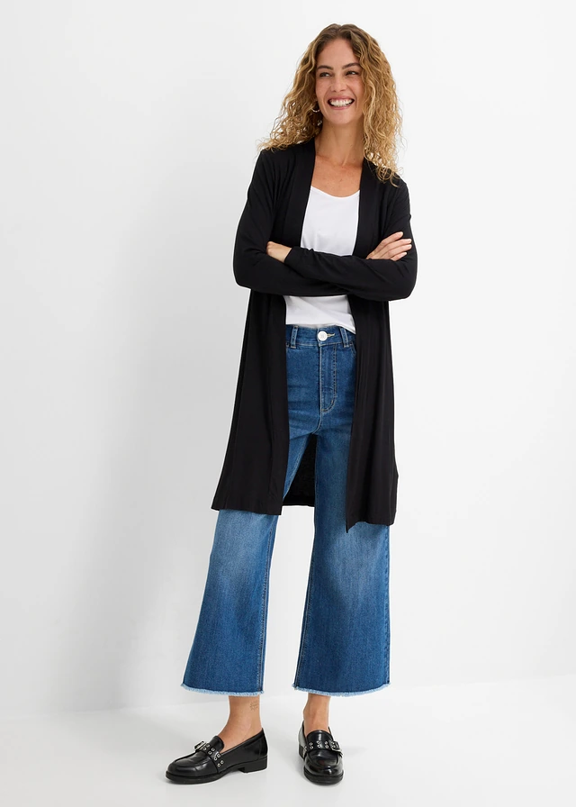 Gilet long et doux • noir • product-page.page-title-suffix
