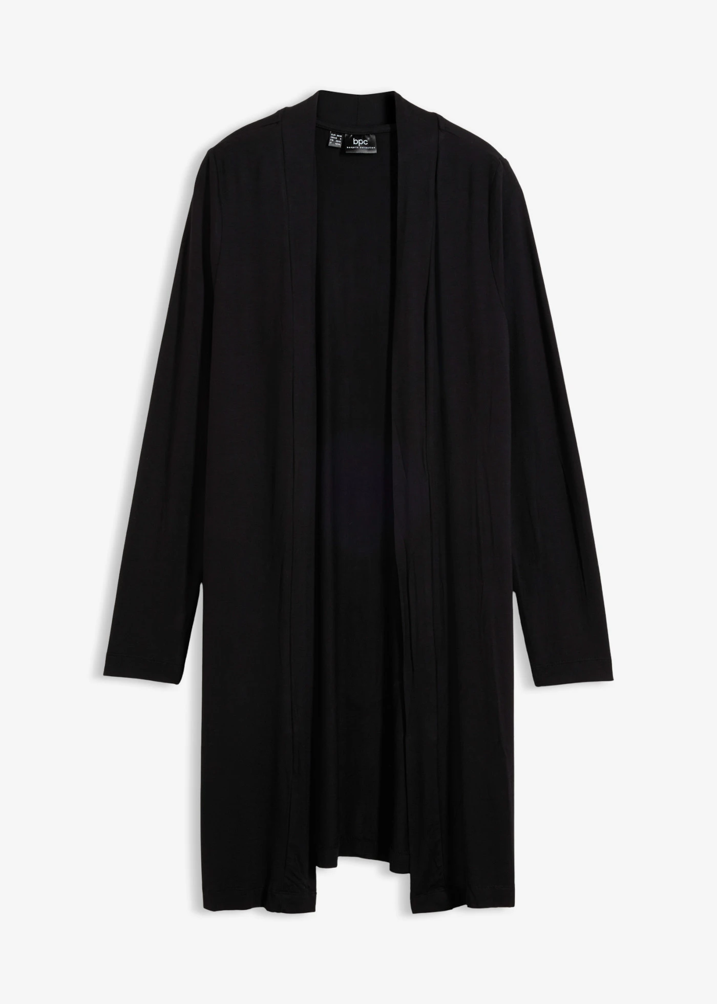 Gilet long et doux • noir • Boutique bonprix