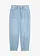 Barrel jeans met high waist en biologisch katoen, Kleur: lichtblauw denim