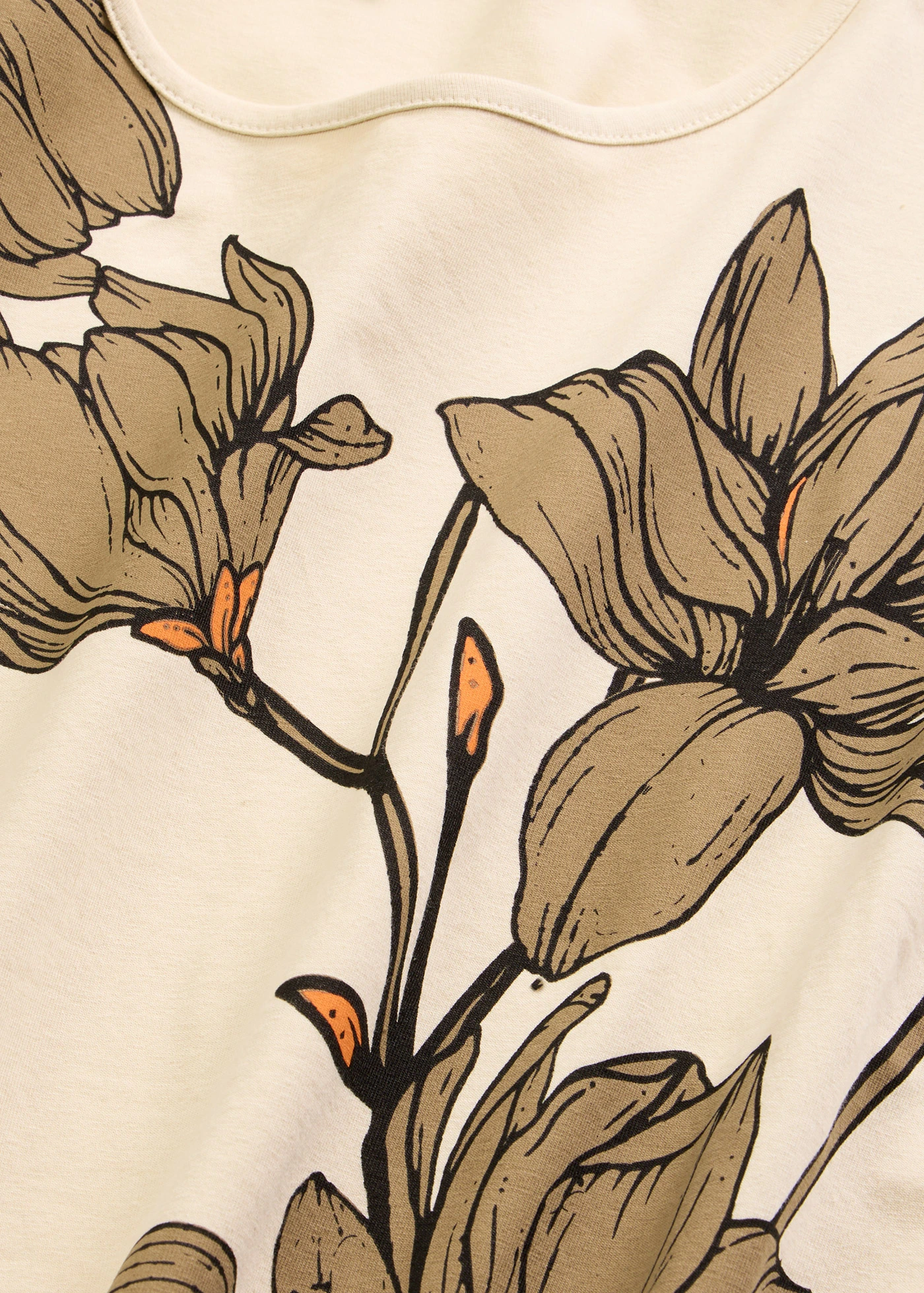 Shirt • naturel-zwart-licht olijfgroen • bonprix online shop