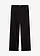 Pantalon large à pinces, Couleur: noir