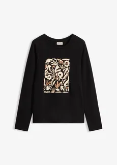 T-shirt manches longues en coton extensible