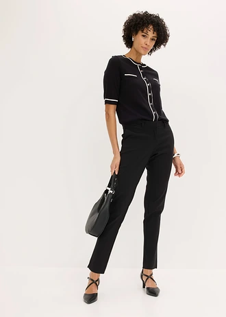 Pantalon extensible, Couleur: noir