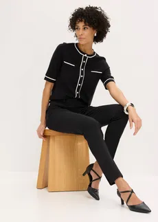 Pantaloni de business stretch • negru • magazin bonprix