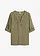 Blouse en viscose fluide, Couleur: olive