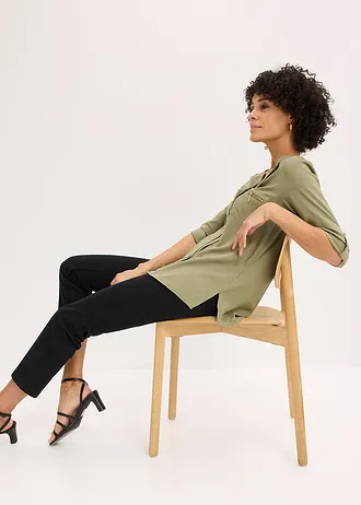 Blouse en viscose fluide • olive • Boutique bonprix