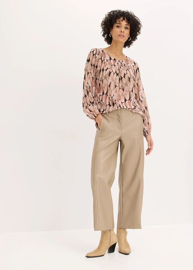 Blouse longue et légère • rose vintage imprimé • product-page.page-title-suffix