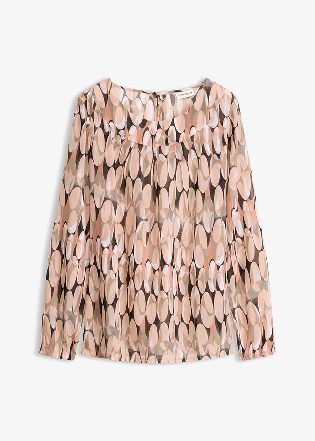 Tuniek, Kleur: vintage roze gedessineerd