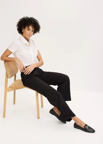 Bandplooibroek • zwart • bonprix online shop