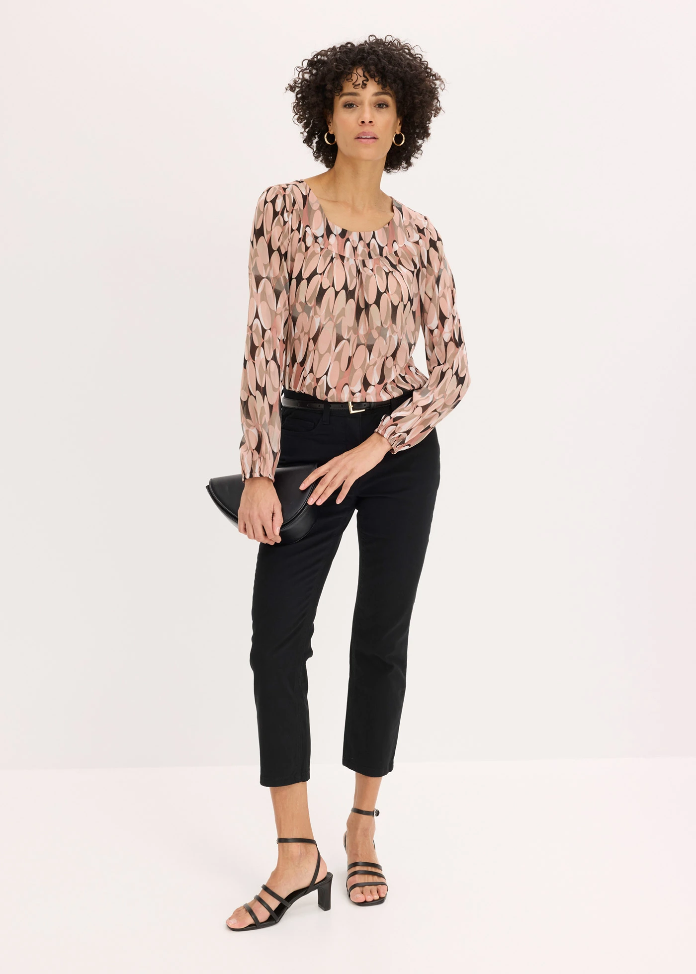 7/8 stretchbroek • zwart • bonprix online shop