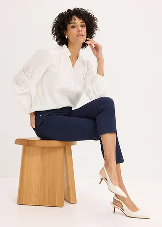 7/8 stretchbroek • donkerblauw • bonprix online shop