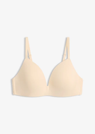 Soutien-gorge à coques, sans armatures ni coutures • beige sable • Boutique bonprix