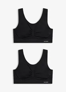 Lot de 2 brassières sans couture Feel Comfort • noir • Boutique bonprix