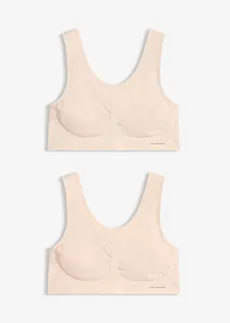 Lot de 2 brassières sans couture Feel Comfort • beige sable • Boutique bonprix