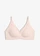 Soutien-gorge Feel Comfort rembourré sans armatures, découpe laser, Couleur: rose clair