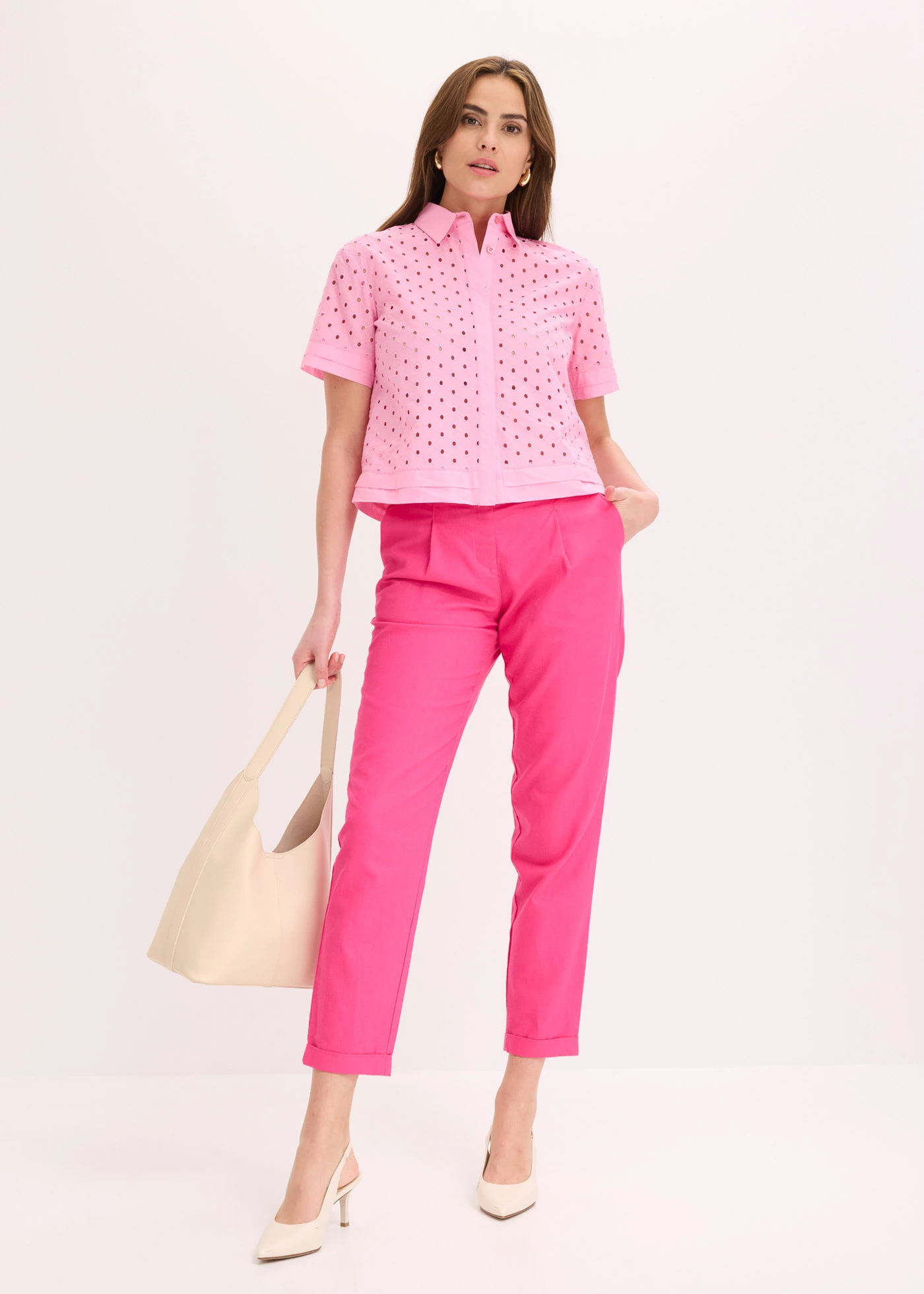 Linnen broek • pinklady • bonprix online shop
