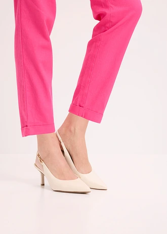 Pantaloni din in • roz pinklady • magazin bonprix