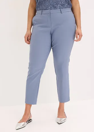 Pantalon extensible, Couleur: bleu fumé