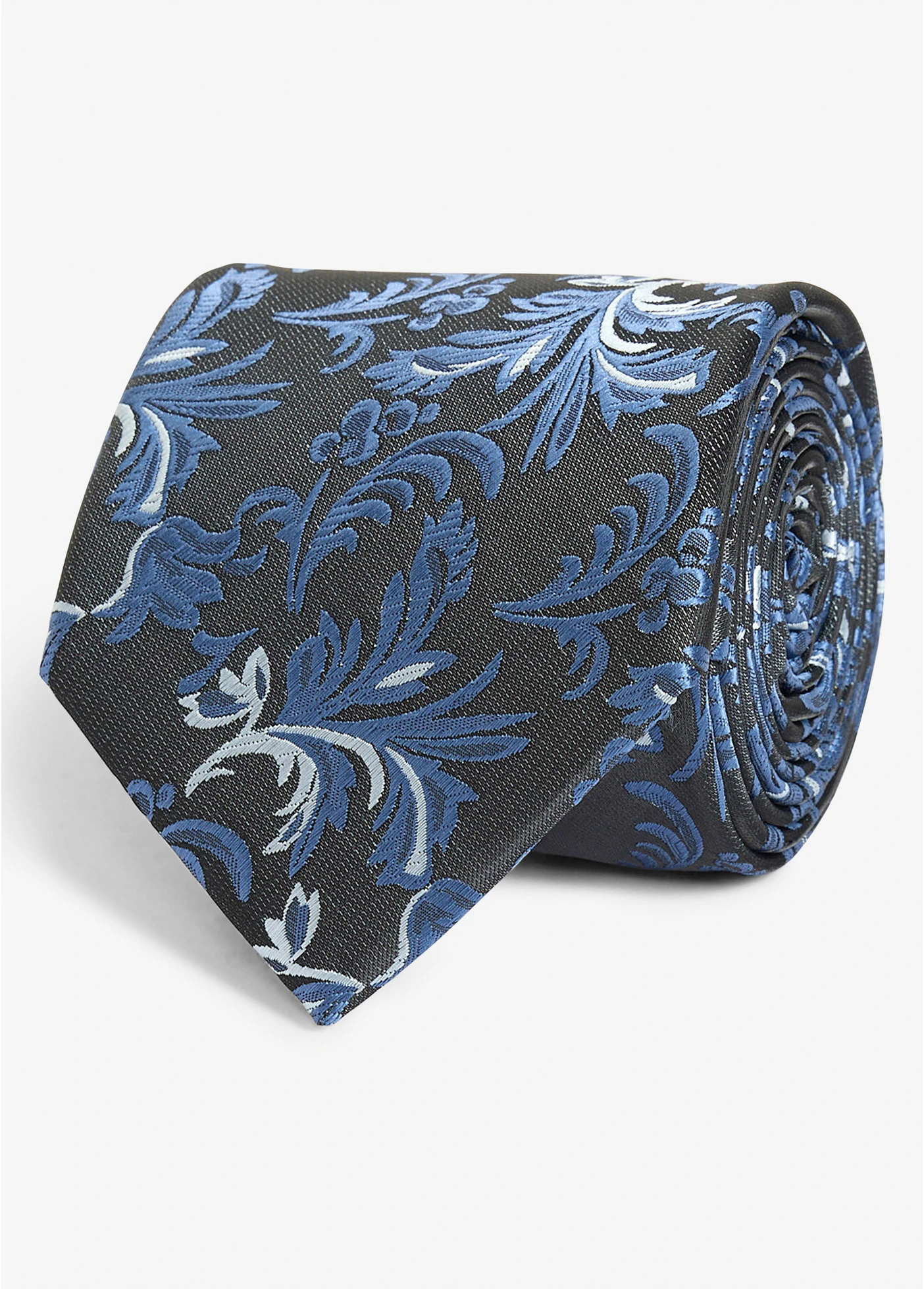 Batistă de buzunar și cravată (set 2 buc.) • negru-bleumarin-bleu paisley • magazin bonprix