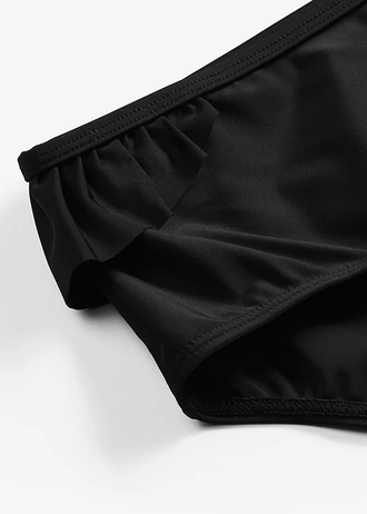Bikinové nohavičky s vysokým pásom, rýchloschnúce • čierna • obchod bonprix