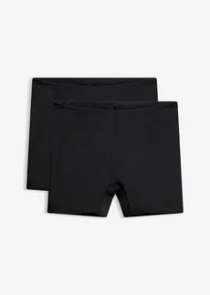 Lot de 2 panties sculptants, maintien modéré • 2x noir • Boutique bonprix