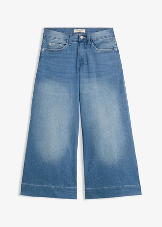 Ultra Soft džíny Culotte, barva: světle modrý denim used