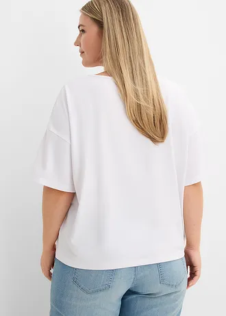 Sweat en viscose mélangée, Couleur: blanc